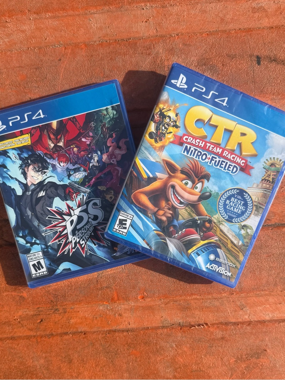PS4 Games Bundle : Persona Strikers 5 & Crash Team Racing Nitro-Fueled